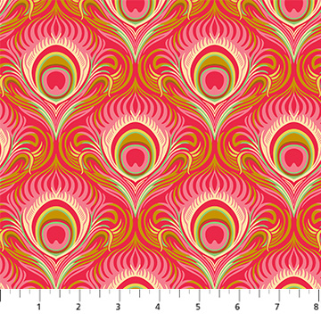 Wild Abandon Seduction Raspberry - 90893 - 24 - FIGO Fabrics - Nebraska Quilt Company - F07496