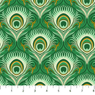 Wild Abandon Seduction Teal - 90893 - 74 - FIGO Fabrics - Nebraska Quilt Company - F07498