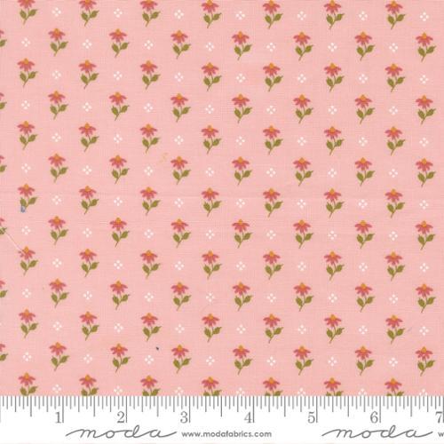 Wild Honey Bumbling Posies Small Floral Carnation Pink - 5252 12 - Moda Fabrics - Nebraska Quilt Company - F2501719