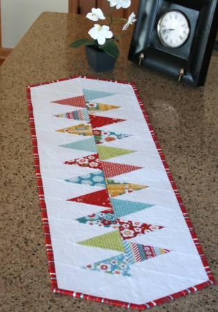 Winding Road Table Runner 14 1/2" x 47 1/2" - Nebraska Quilt Company - PUB00128