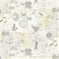 Witch's Tale Digital Collage Light Cream - Y4788 - 2 - Clothworks - Nebraska Quilt Company - F261093