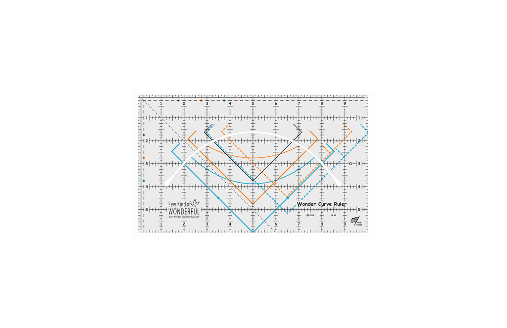 Wonder Curve Ruler - Nebraska Quilt Company - Wonder Curve Ruler