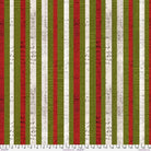 Wonderland Xmas Stripe Multi - FNTH002.MULTI - FreeSpirit Fabrics - Nebraska Quilt Company - F05154