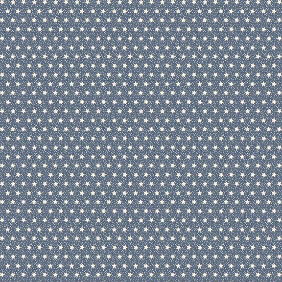 Woof and Warp Mini Flower Blue - R311136D BLUE - Marcus Fabrics - Nebraska Quilt Company - F2401346