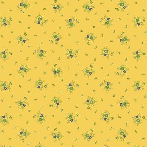 Woof and Warp Posie Yellow - R311133D YELLOW - Marcus Fabrics - Nebraska Quilt Company - F2401343