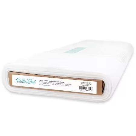 Woven 100% Cotton Fusible Interfacing 22in x 25yds - Nebraska Quilt Company - BY2502191
