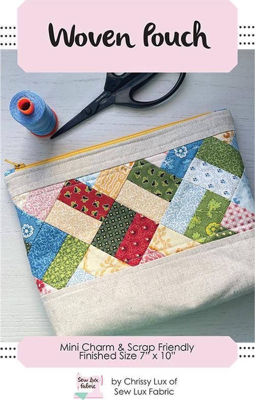 Woven Patchwork Pouch Pattern - Nebraska Quilt Company - PUB250868