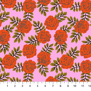 Yesterday Carnation Vivid Pink - AMT155 - 23L - Northcott Fabrics - Nebraska Quilt Company - F251507