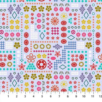 Yesterday High Score Periwinkle - AMT160 - 63V - Northcott Fabrics - Nebraska Quilt Company - F251521