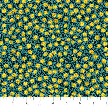 Yesterday Poppies Bonnet Multi - AMT158 - 78L - Northcott Fabrics - Nebraska Quilt Company - F251524