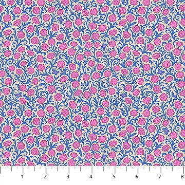 Yesterday Poppies Prairie Multi - AMT158 - 28C - Northcott Fabrics - Nebraska Quilt Company - F251522