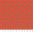 Yesterday Rosette Tomato Orange - AMT159 - 23V - Northcott Fabrics - Nebraska Quilt Company - F251516