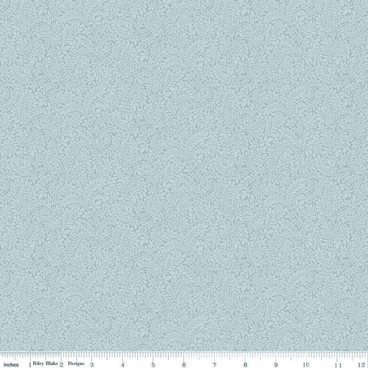 York Fern Misty Blue - 016668100A - Riley Blake Designs - Nebraska Quilt Company - F261527