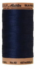 0825 Navy 40wt Mettler Thread 500 Yards - Nebraska Quilt Company - NT00083