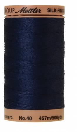 0825 Navy 40wt Mettler Thread 500 Yards - Nebraska Quilt Company - NT00083