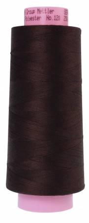 1002 Very Dark Brown 50wt Mettler Thread 2734 Yards - Nebraska Quilt Company - NT00791