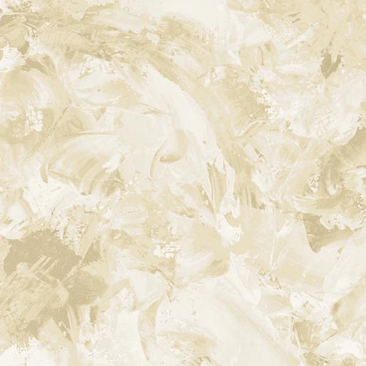 108" Wideback Paint Splash Ecru