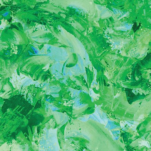 108" Wideback Paint Splash Kelly Green