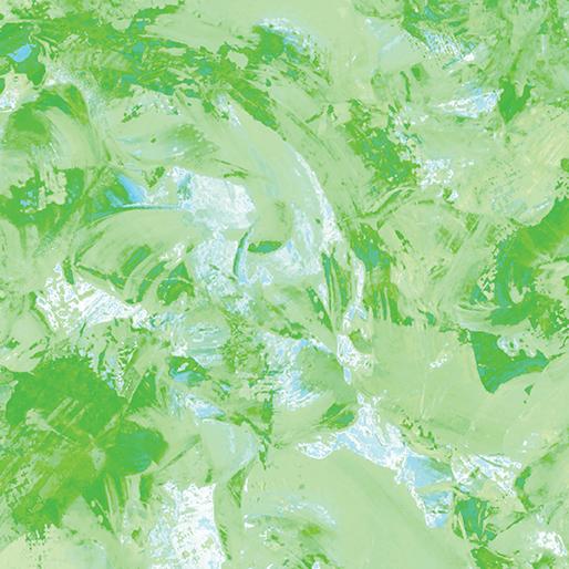 108" Wideback Paint Splash Spring Green