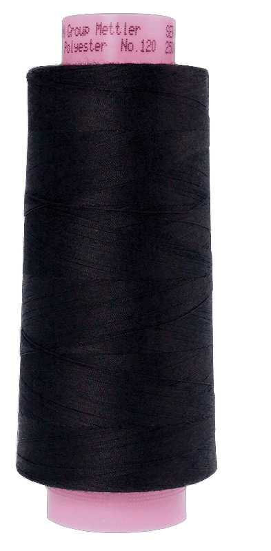 1254 Dark Midnight 50wt Mettler Thread 2734 Yards - Nebraska Quilt Company - NT00775