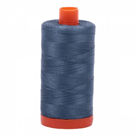1310 Medium Blue Grey 50wt Aurifil Thread 1,422 Yards - Nebraska Quilt Company - NT08072