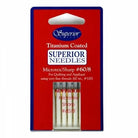 132608 Superior Microtex Sharp Titainium Needles 5ct - Nebraska Quilt Company - N15587