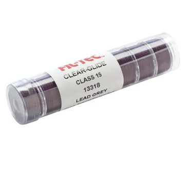 13318 Lead Grey 60wt Clear - Glide Tubes Class 15/A 92 Yards - Nebraska Quilt Company - NT02288