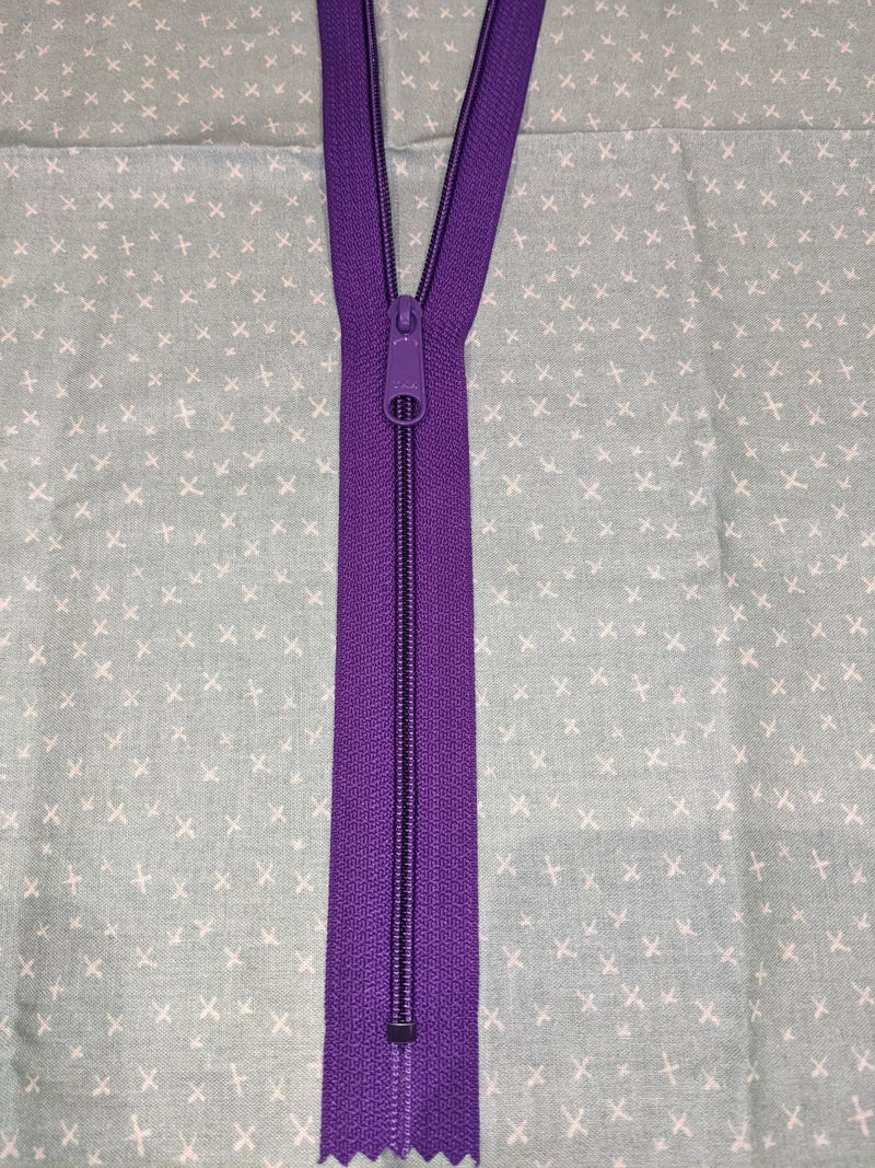 18" Zipper Purple ZZ18P