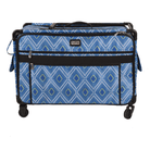 1XL - Blue Modern Machine On Wheels - Nebraska Quilt Company - N08478