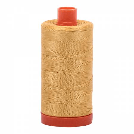 2134 Spun Gold 50wt Aurifil Thread 1,422 Yards - Nebraska Quilt Company - NT08472