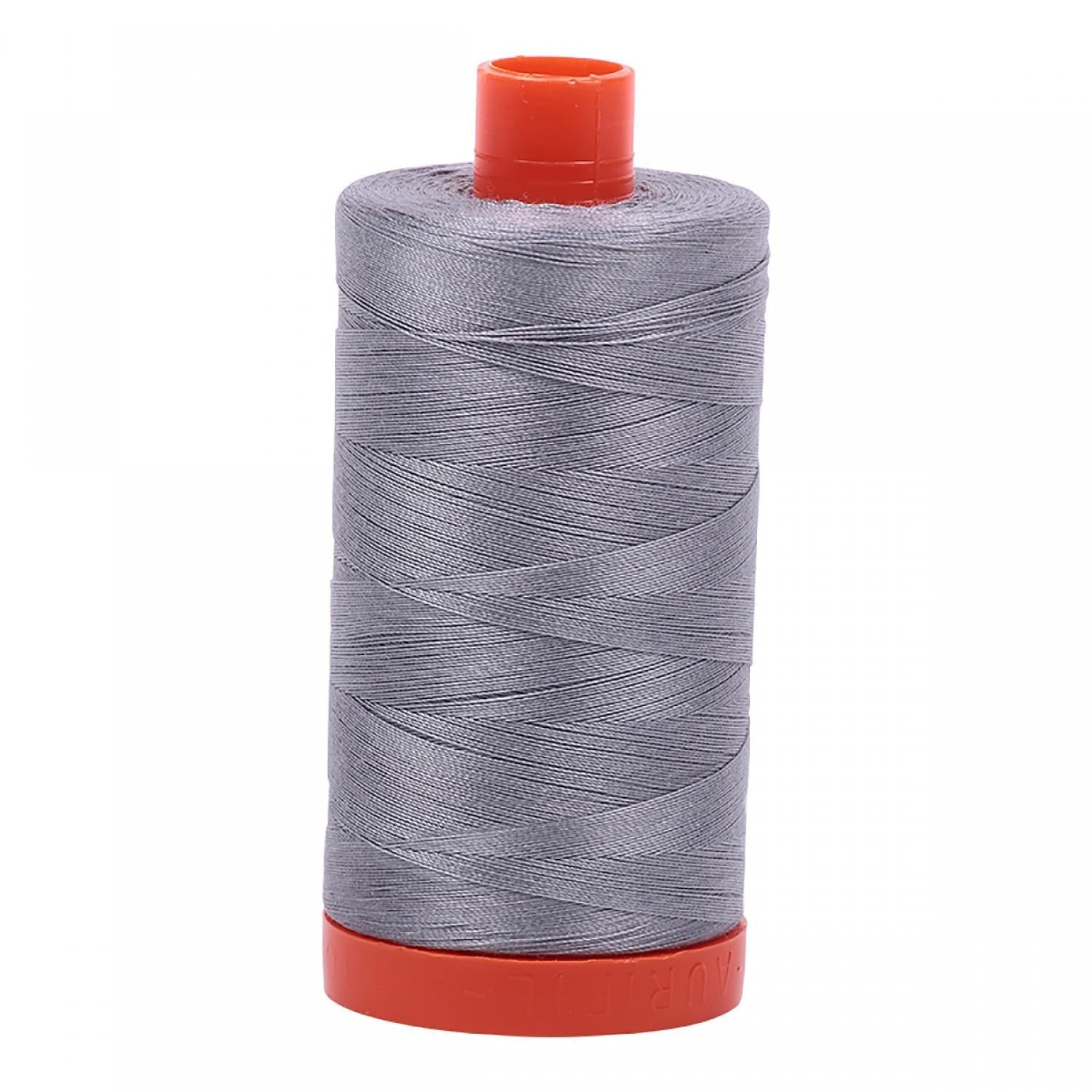 2605 Gray 50wt Aurifil Thread 1,422 Yards - Nebraska Quilt Company - NT00528