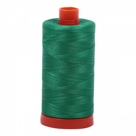 2865 Emerald 50wt Aurifil Thread 1,422 Yards - Nebraska Quilt Company - NT09360
