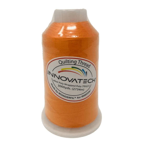 3013 Innovatech Poly Wrapped Poly 40wt Orange - Nebraska Quilt Company - NT07040