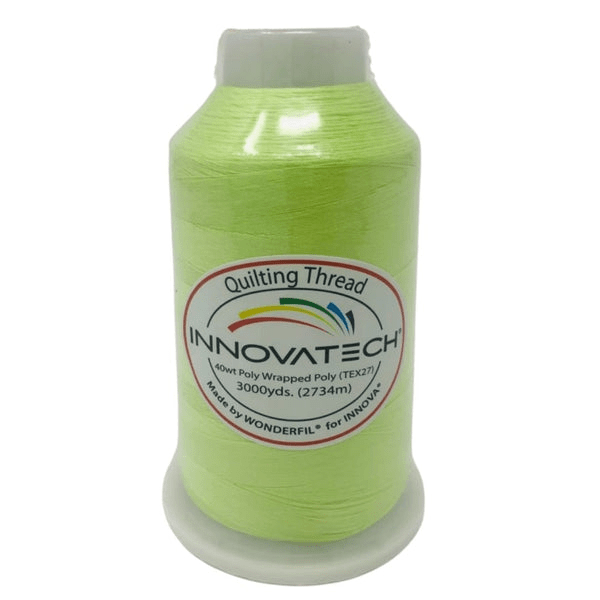 3019 Innovatech Poly Wrapped Poly 40wt Honeydew - Nebraska Quilt Company - NT07030