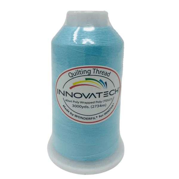 3020 Innovatech Poly Wrapped Poly 40wt Turquoise - Nebraska Quilt Company - NT07007