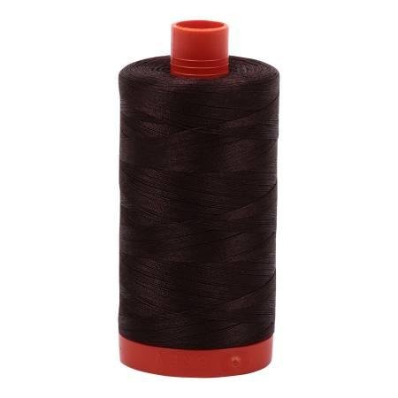 5024 Dark Brown 50wt Aurifil Thread 1,422 Yards - Nebraska Quilt Company - NT05979