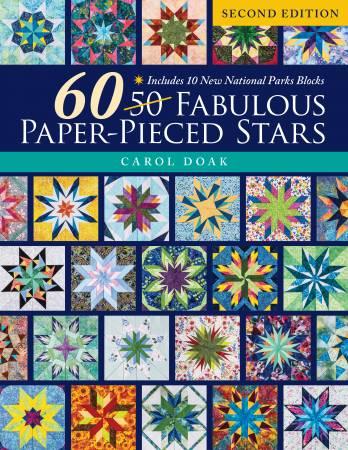 60 Fabulous Paper - Pieced Stars Second Edition - Nebraska Quilt Company - PUB03437