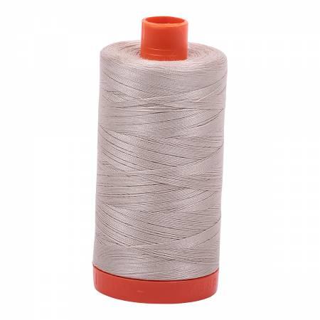 6711 Pewter 50wt Aurifil Thread 1,422 Yards - Nebraska Quilt Company - NT05983