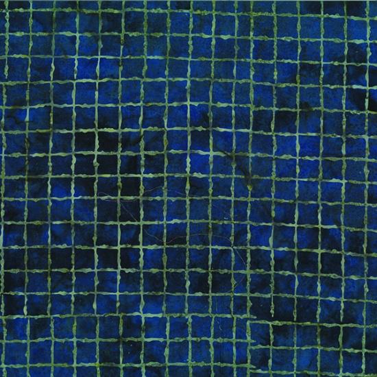 Grid Trellis Blue