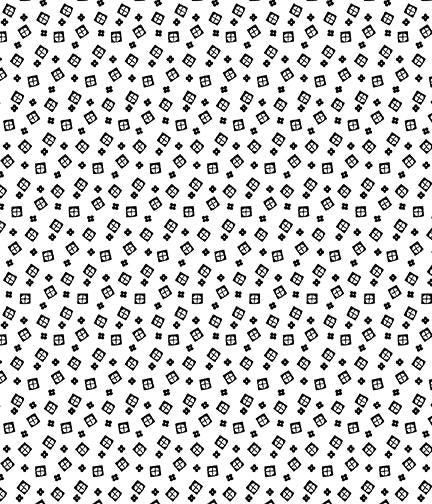 Domino Effect Mini Squares White/Black
