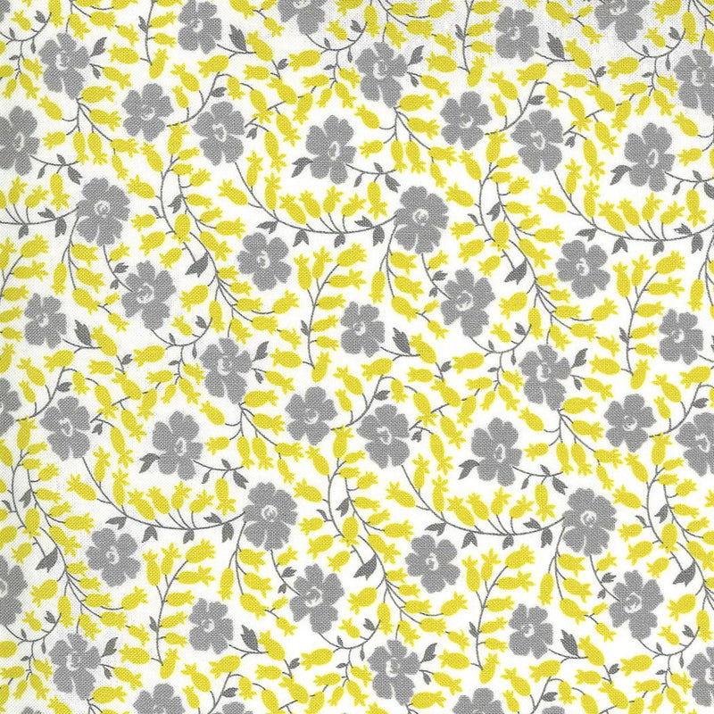 Flowers For Freya Cloud & Foggy Flower Bed Yellow/Gray