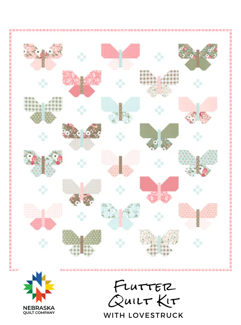 Flutter with Lovestruck Quilt Kit