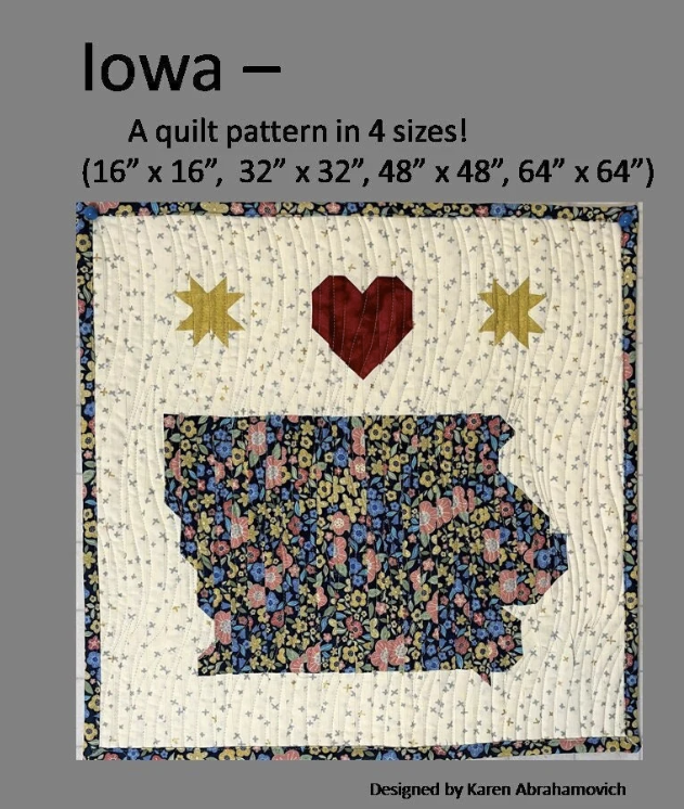 Iowa Quilt Pattern – Nebraska Quilt Company