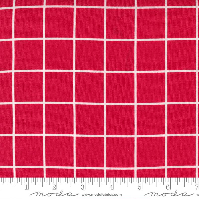 One Fine Day Squares Red
