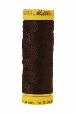 1002 Mettler 100% Cotton 28wt Very Dark Brown