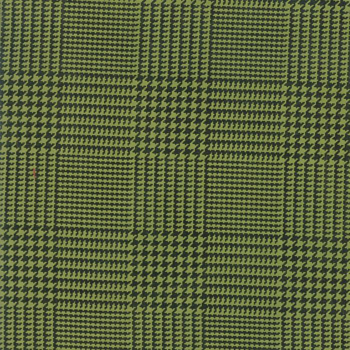 The Christmas Card - Houndstooth Green Charcoal