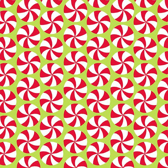 Very Merry Peppermint Candies Green