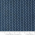 American Gatherings II Stripes Loyal Blue - 49241 13 - Moda Fabrics - Nebraska Quilt Company - F04732