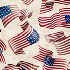 American Spirit Flag Toss Cream - 30129 - E - QT Fabrics - Nebraska Quilt Company - F06634
