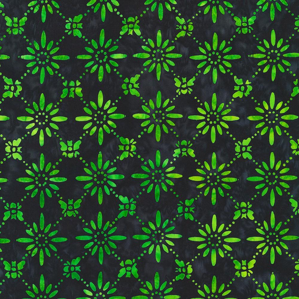 Artisan Batiks: Bees and Flowers Jade - AMD - 22517 - 51 - Robert Kaufman - Nebraska Quilt Company - F06248